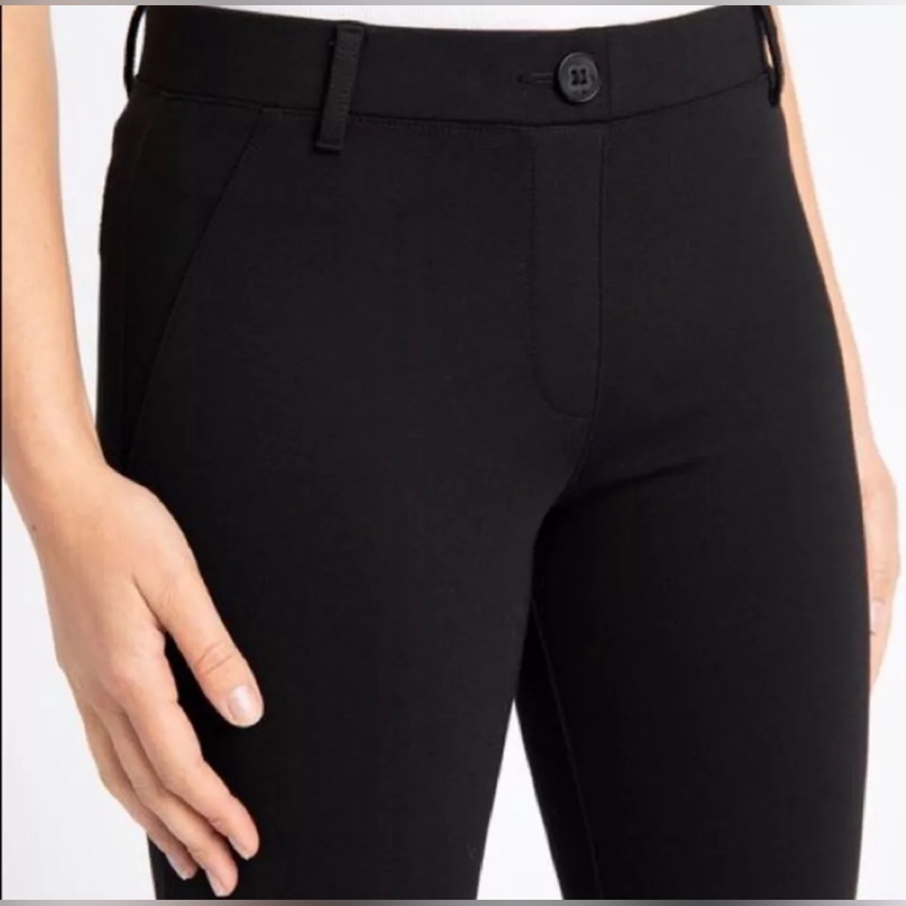 Betabrand Straight Leg Pants M-s Petite‎ W0076 BK Classic Dress Yoga Pants